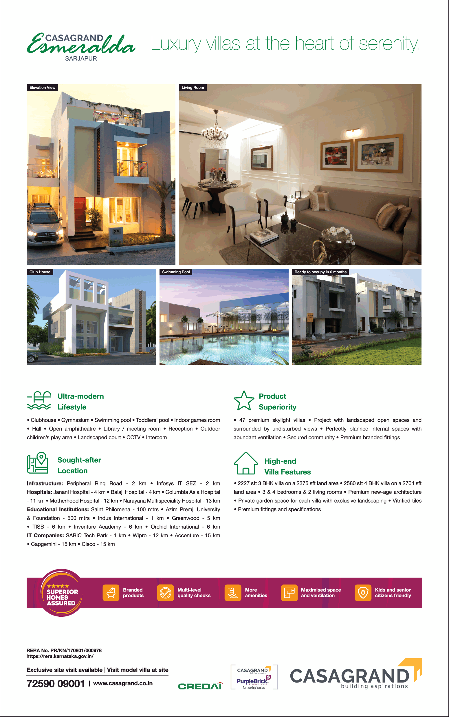 Casagrand Emralda Luxury Villas 