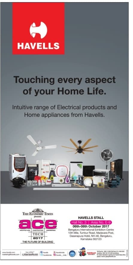 Havells Touching Every Aspect Of Home Your Life Intutive Range Of Electrical Products And Home Appliances From Havells 