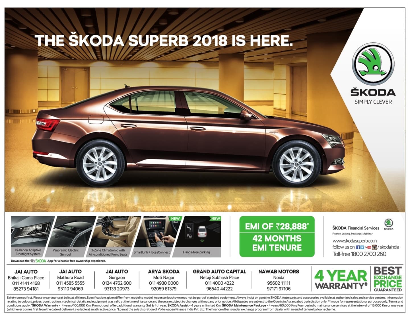 Skoda Simply Clever The Skoda Superb 2018 Is Here 