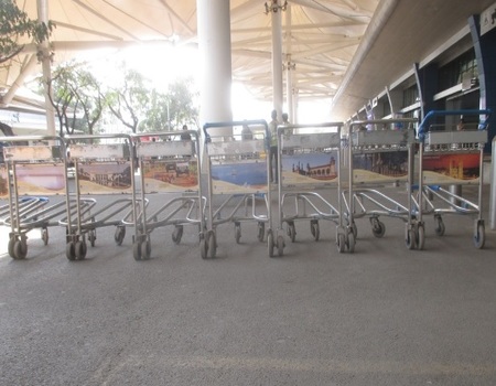 Luggage Trolley Advertising At Pune Airport