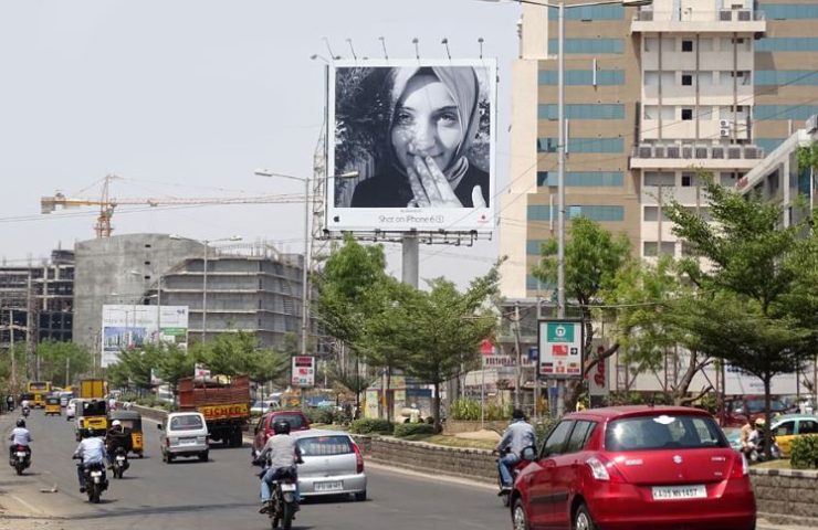 Advertising On Hoarding In Kondapur, Hyderabad