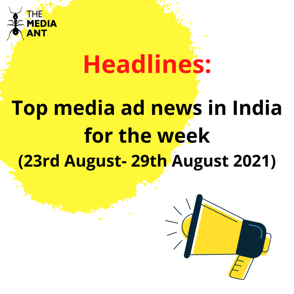 Top Media Ad News In India For The Week 1 2