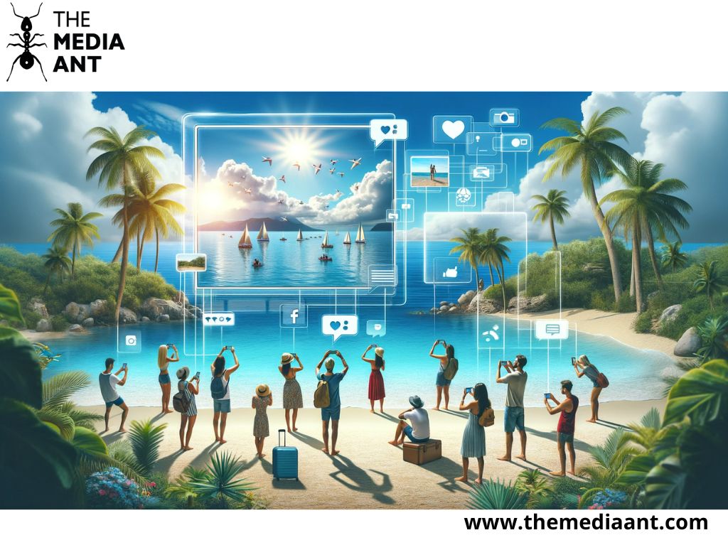 Role Of Social Media In Tourism Marketing - People Taking Photos And Posting On Social Media