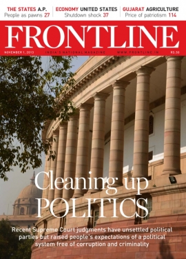 Frontline Magazine Cover 1 Nov 2013