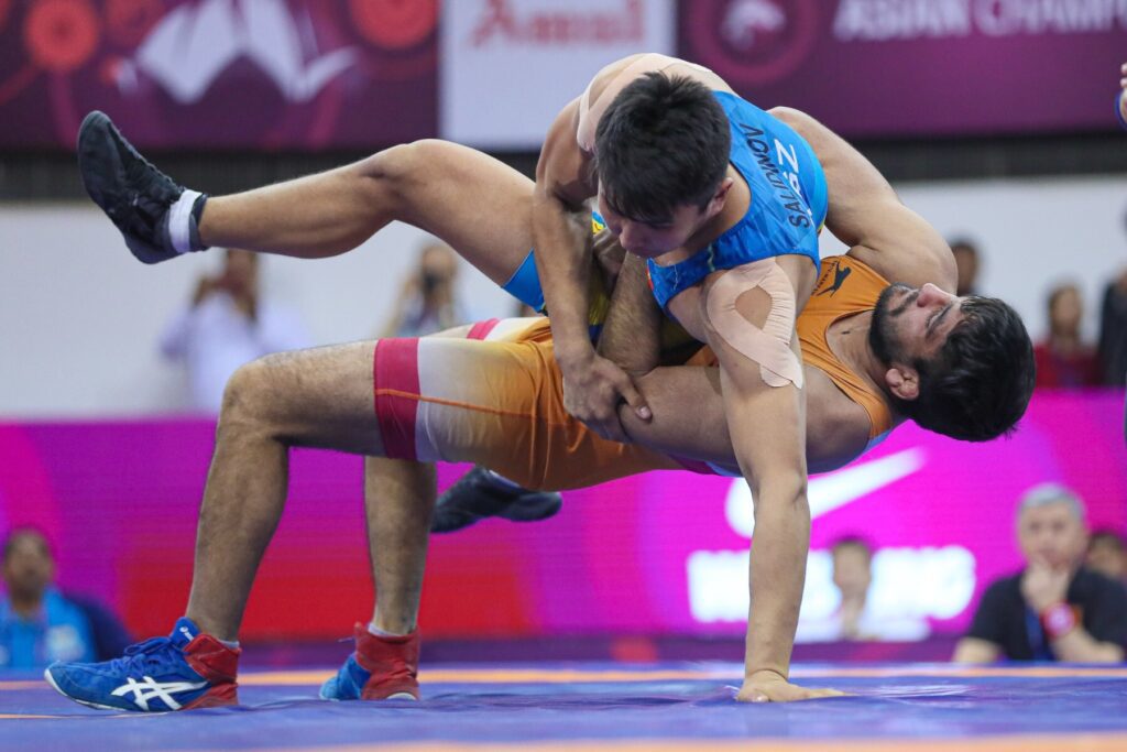 Sunil Kumar Azat Salidinov Wresting 0 1