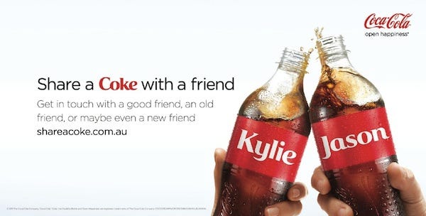 Share A Coke Title