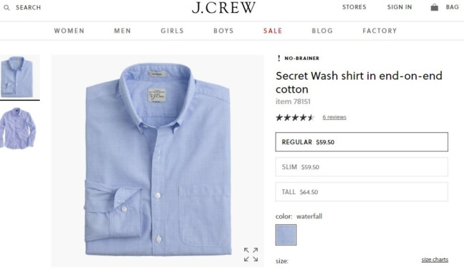 J Crew Sizes E1495629472698