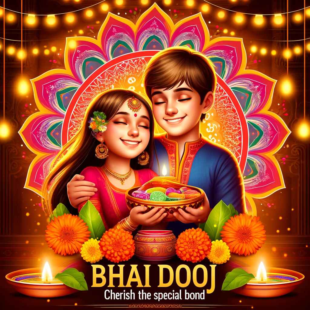 Bhai Dooj Poster Template